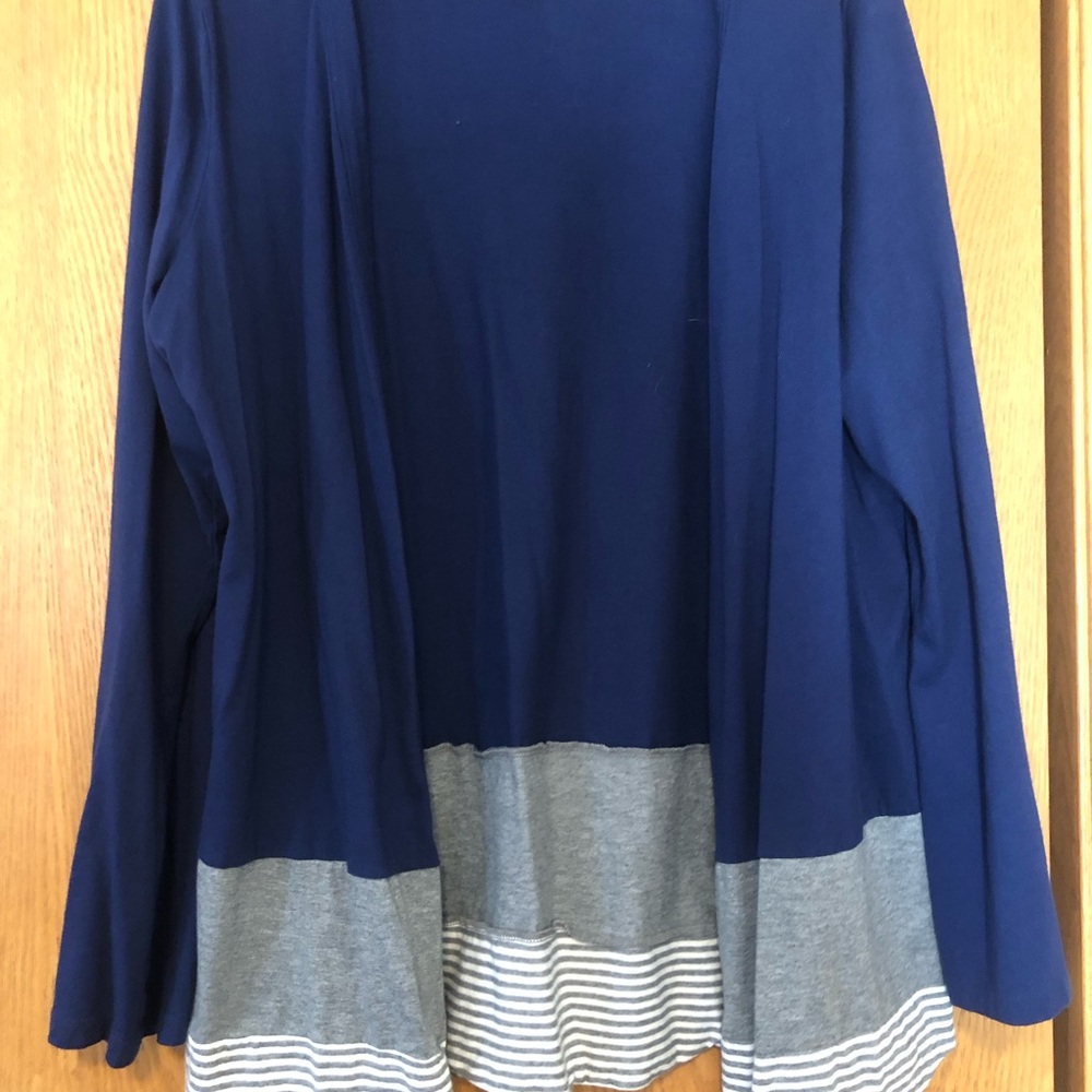 Style & Co Navy Blue Top